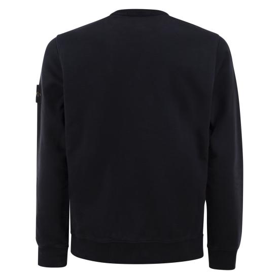26FW 스톤 아일랜드 60120 코튼 플리스 스웨트셔츠 L2S156100049 NAVY - STONE ISLAND