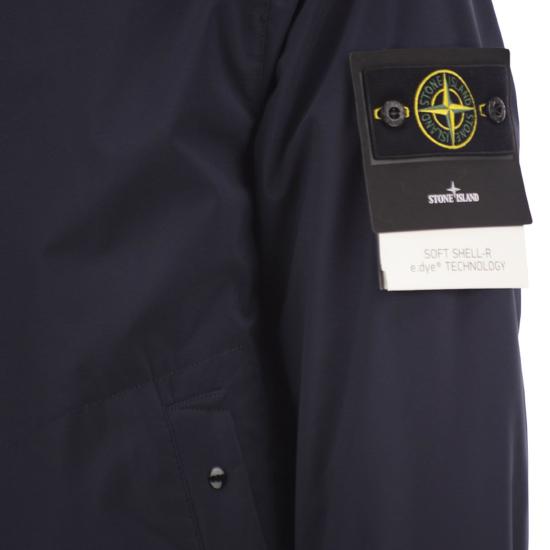 26SS 스톤 아일랜드 소프트 쉘-R_E.다이 테크놀로지 후드 자켓 L2S154100108 NAVY - STONE ISLAND