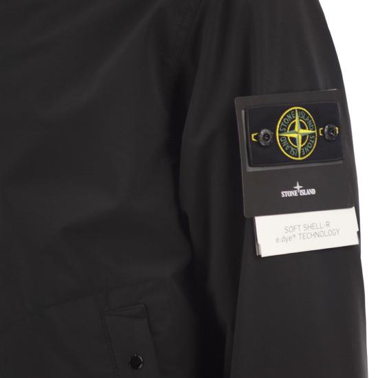 26SS 스톤 아일랜드 소프트 쉘-R_E.다이 테크놀로지 후드 자켓 L2S154100108 BLACK - STONE ISLAND