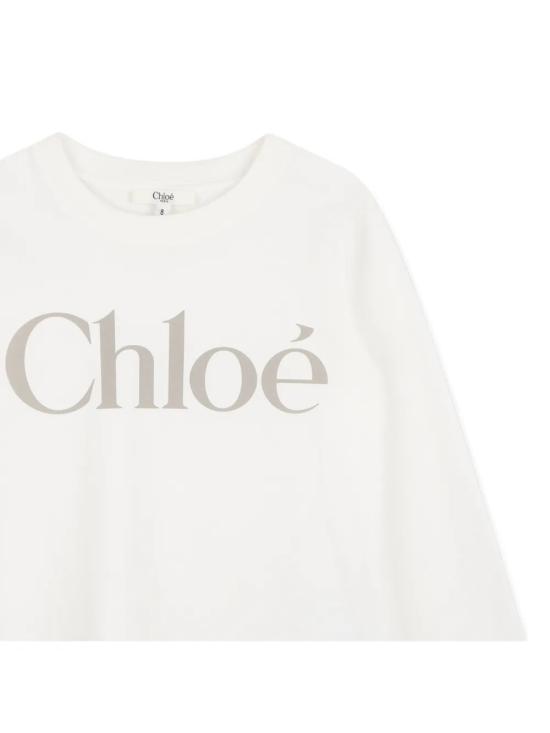 26FW [키즈] 끌로에 티셔츠 C21299 117 Bianco - CHLOE