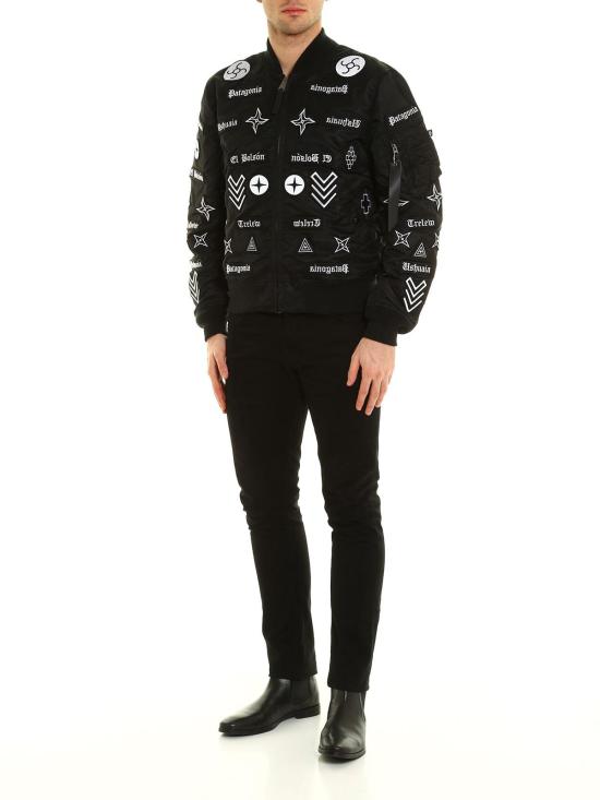  마르셀로 불론 봄버 자켓 CMEA016S170232181001 BLACK - MARCELO BURLON