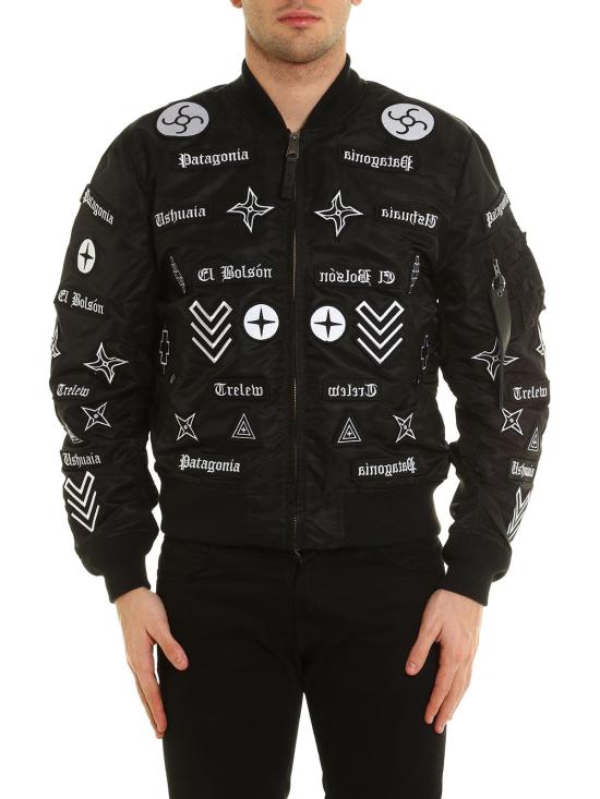  마르셀로 불론 봄버 자켓 CMEA016S170232181001 BLACK - MARCELO BURLON