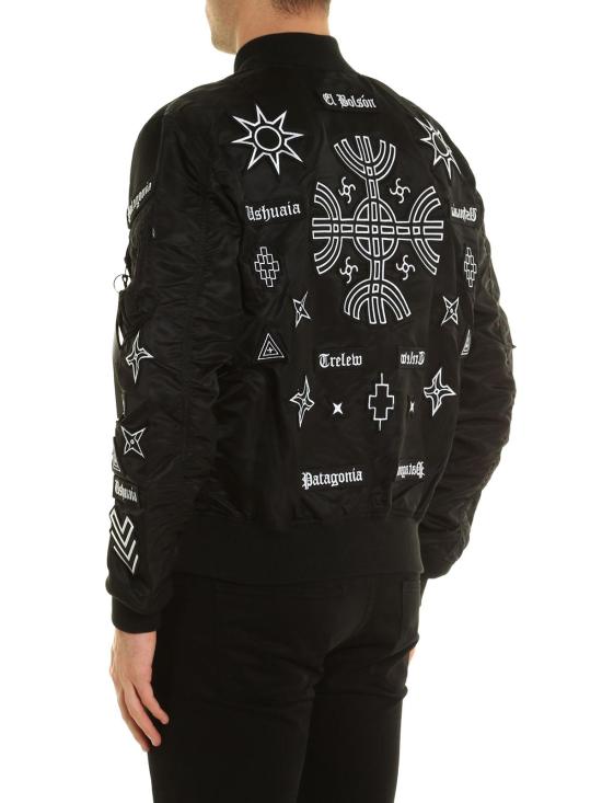  마르셀로 불론 봄버 자켓 CMEA016S170232181001 BLACK - MARCELO BURLON