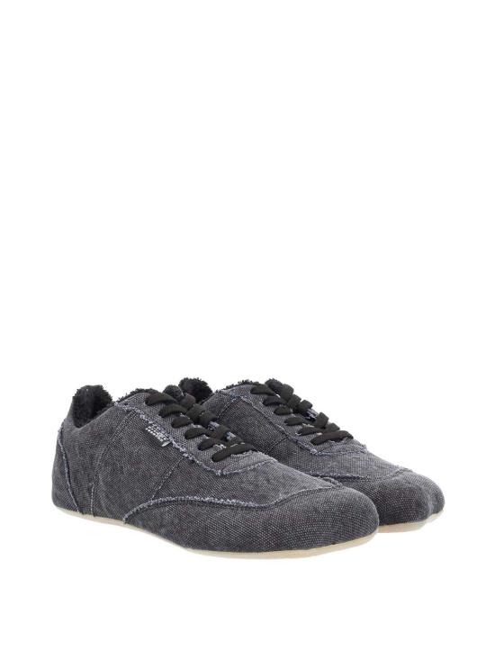 26SS MM6 메종마르지엘라 Anatomic 캔버스 스니커즈 SH1WS0024P7602T8013 Black - MM6 MAISON MARGIELA