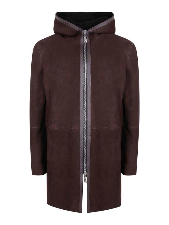 25FW 딸리아토레 가죽 자켓 CHI250925I378DARK BROWN