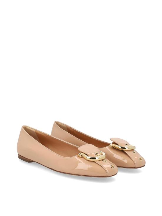 26SS 살바토레 페라가모 플랫 슈즈 79025301K989003 BEIGE - SALVATORE FERRAGAMO