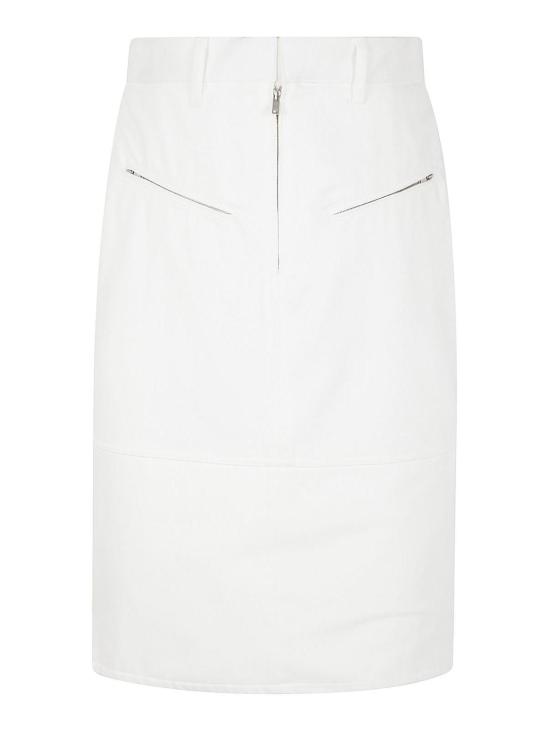 질샌더 미디 스커트 J03MA0235J46463102 WHITE