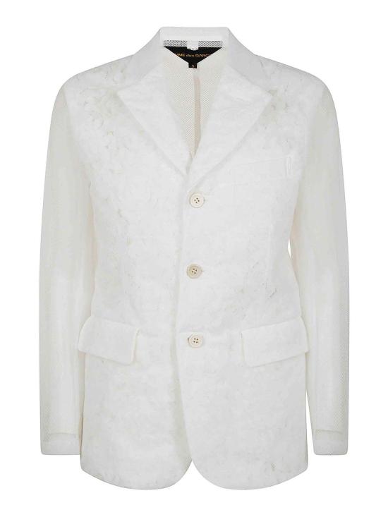  꼼데가르송 수트 자켓 GOJ0051 WHITE