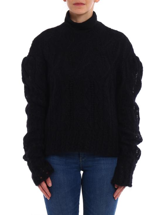  알렉산더 맥퀸 탑 457370RIK021000 Black - ALEXANDER MCQUEEN