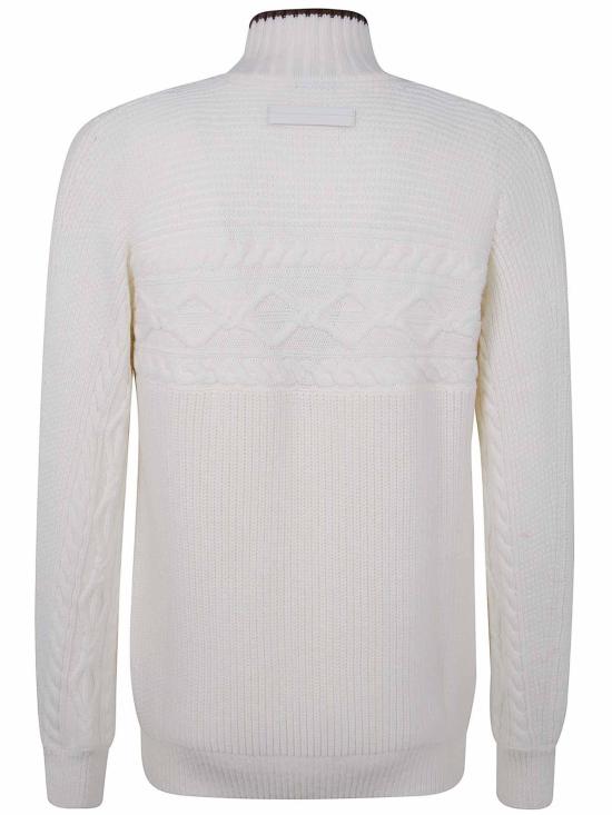 25FW 에르메네질도제냐 터틀넥 UGM59A2GCT420105 WHITE - ERMENEGILDO ZEGNA