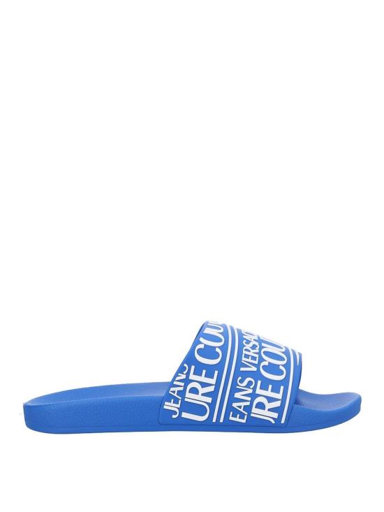 26SS 베르사체 러버 슬라이더 80YA3SQ171352214 Blue