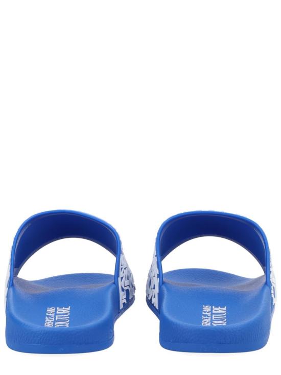 26SS 베르사체 러버 슬라이더 80YA3SQ171352214 Blue - VERSACE