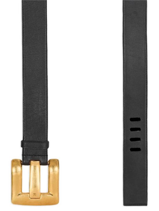 26FW 발망 벨트 GN0WJ192LSLX0PA BLACK - BALMAIN