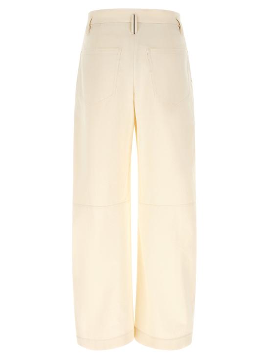 26FW 브루넬로 쿠치넬리 스트레이트 팬츠 MP198P9022C1101 White - BRUNELLO CUCINELLI