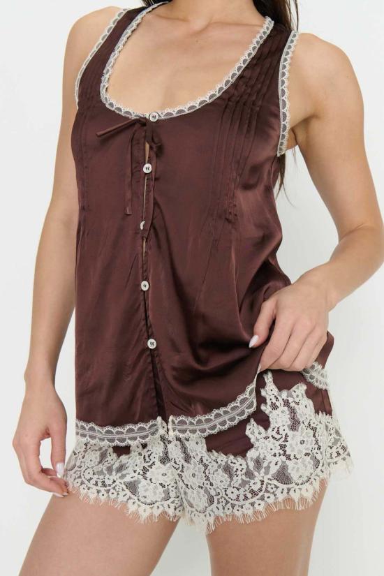  Mumu 숏팬츠 무무 산드라 쇼츠 초콜릿 - OTHER BRANDS
