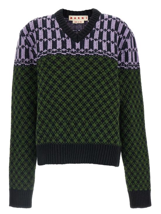 26FW 마르니 가디건 CVMG0157Q0UFH101MXV66 Multicolor