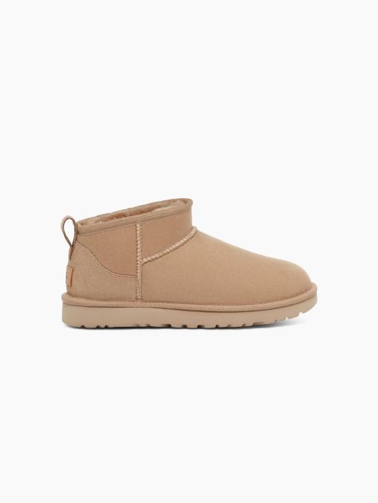 26FW 어그 부츠 Montone Ultra Mini Classic Sabbia 소재의 Stivaletti - UGG