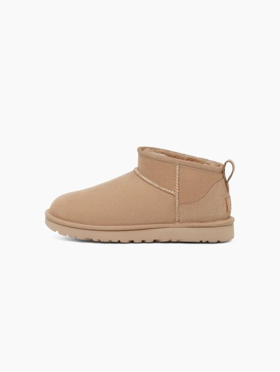 26FW 어그 부츠 Montone Ultra Mini Classic Sabbia 소재의 Stivaletti