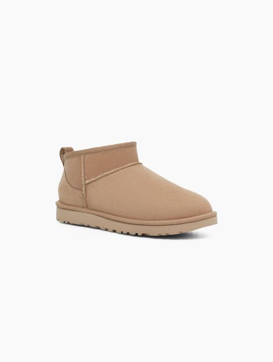 26FW 어그 부츠 Montone Ultra Mini Classic Sabbia 소재의 Stivaletti - UGG