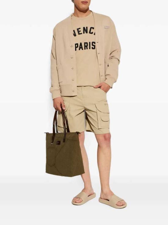 26FW 지방시 맥시 로고 코튼 티셔츠 BM71NK3YRS 259 ARMY BEIGE - GIVENCHY