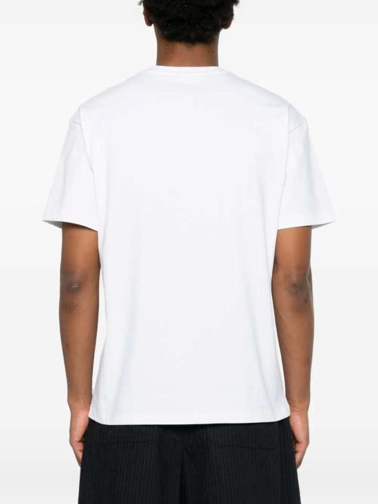 26FW 지방시 맥시 로고 코튼 티셔츠 BM71NK3YRS 128 WHITE LIGHT BLUE - GIVENCHY