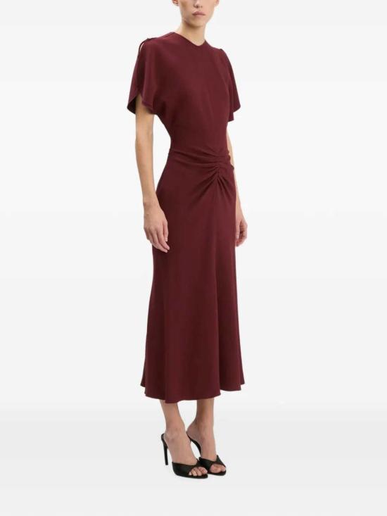 26FW 빅토리아 베컴 원피스 1226WDR005227A BURGUNDY 2 - VICTORIA BECKHAM