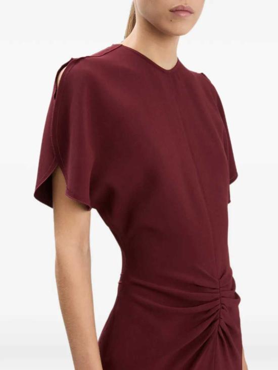 26FW 빅토리아 베컴 원피스 1226WDR005227A BURGUNDY 2 - VICTORIA BECKHAM
