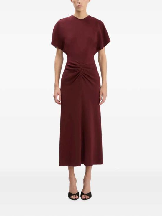 26FW 빅토리아 베컴 원피스 1226WDR005227A BURGUNDY 2 - VICTORIA BECKHAM