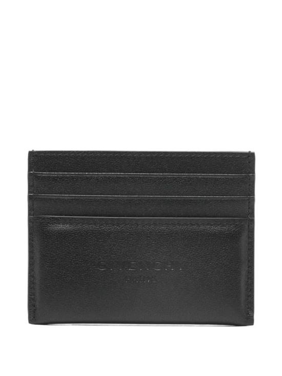 26FW 지방시 레더 안티고나 스탬프 카드 홀더 BK60G0K21L001 001 BLACK