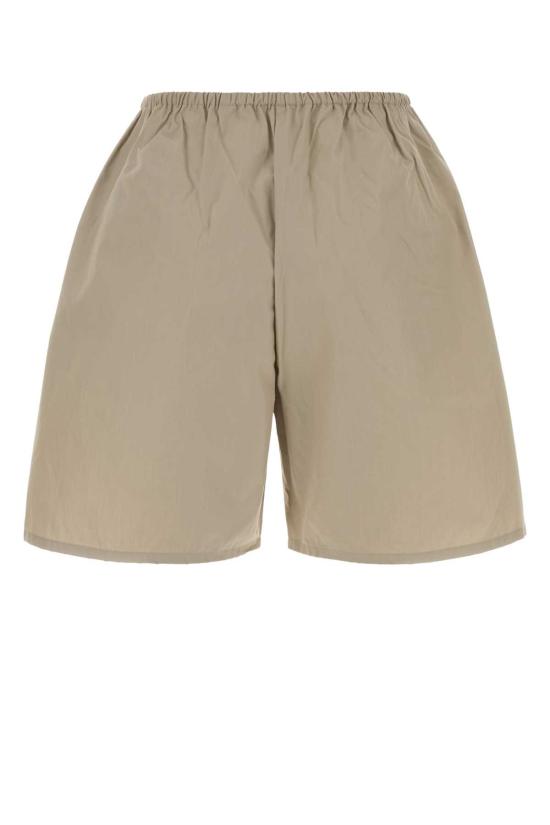 26FW 미우미우 파나마 코튼 버뮤다 MP2026SOOO12NS F0A08 Beige o Tan - MIU MIU