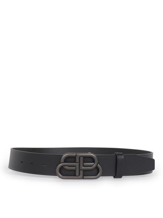 26FW 발렌시아가 BB 라지 벨트 570370 1CH551000 BLACK