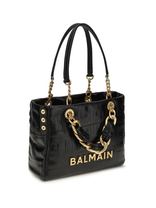 발망 토트백 카바스 1945 스몰  블랙 - BALMAIN