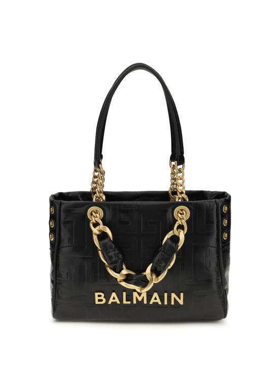  발망 토트백 카바스 1945 스몰  블랙 - BALMAIN
