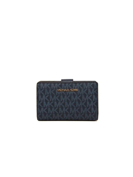  마이클 코어스 키링 노벨티 미디엄 바이폴드 지퍼 코인 지갑 ( 포함) 어드미럴 - MICHAEL KORS
