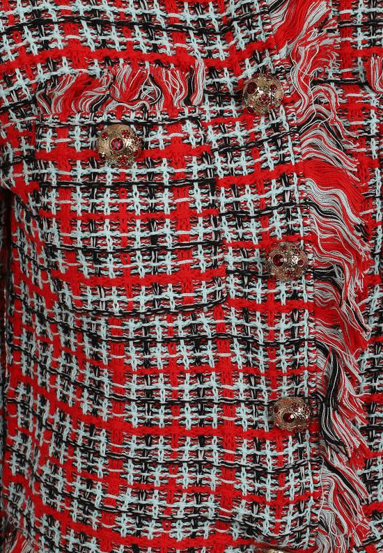 26FW 셀프 포트레이트 자켓 AW26 146JR RED - SELF PORTRAIT