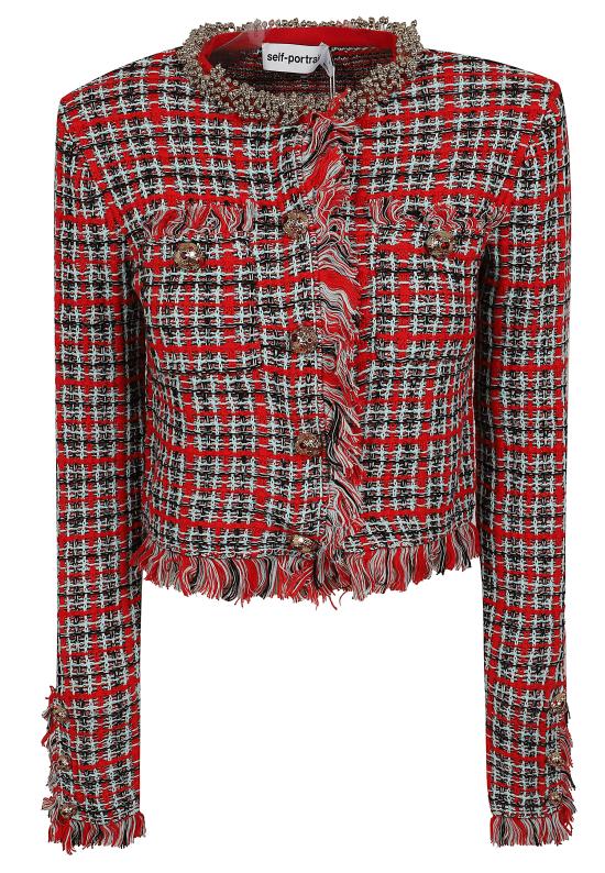 26FW 셀프 포트레이트 자켓 AW26 146JR RED
