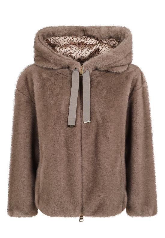 26FW 에르노 멜란지 얼터너티브 밍크 퍼 보머 자켓 GI000318D 12739 2700 VISONE