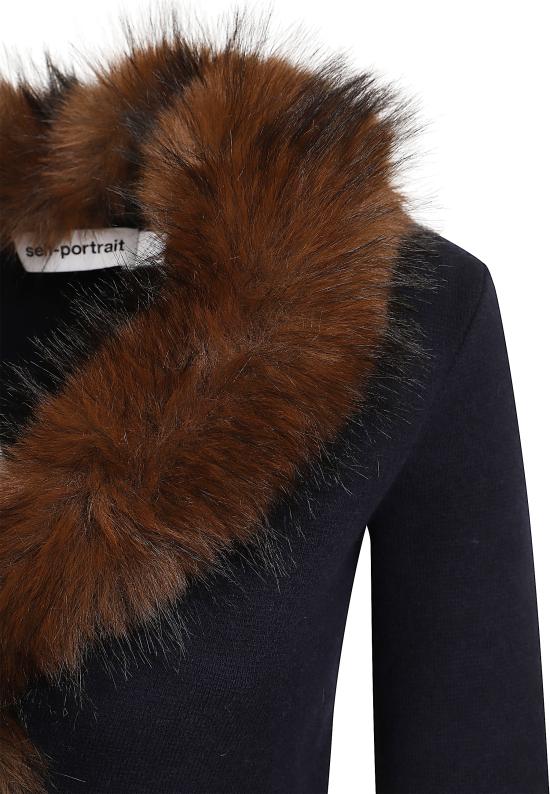 26FW 셀프 포트레이트 가디건 AW26 148CAN NAVY - SELF PORTRAIT