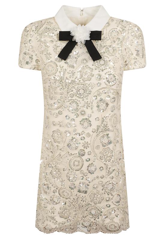 26FW 셀프 포트레이트 숏 원피스 AW26 019SC CREAM