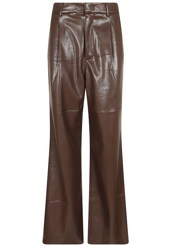 26FW 안다마네 테이퍼드 팬츠 T200430A TNP152 641 DARK BROWN