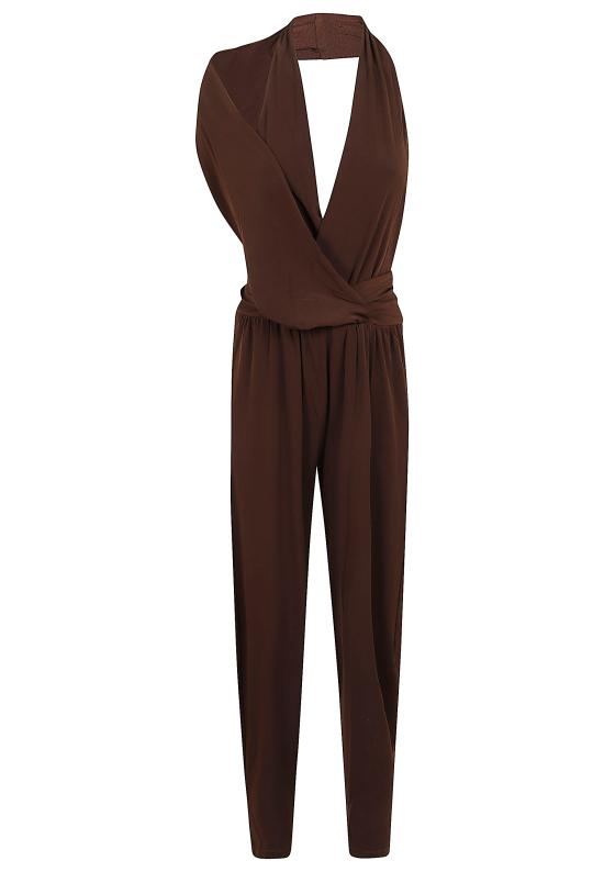 26FW 안다마네 점프수트 T200124A TJP199 641 DARK BROWN