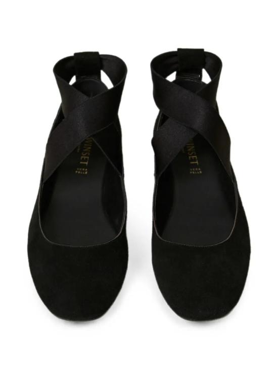 26FW 트윈셋 플랫 슈즈 262TGT160 00006 BLACK - TWINSET