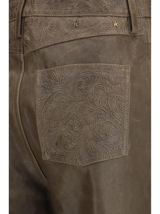 26FW 골든구스 팬츠 GWP01882P002659 36110 MUD GREEN - GOLDEN GOOSE