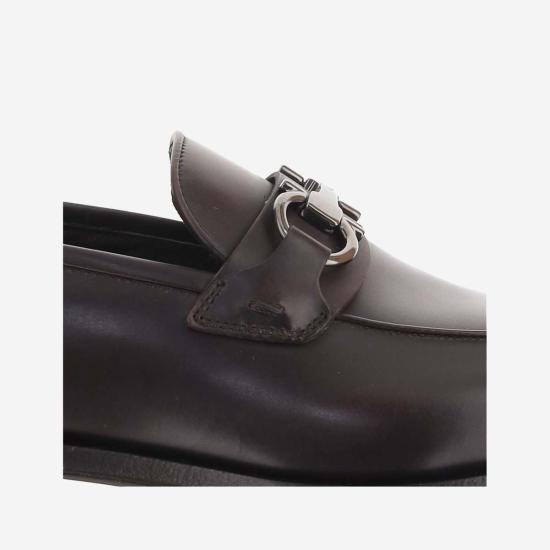  살바토레 페라가모 로퍼 페라가모 다크 브라운 가죽 - SALVATORE FERRAGAMO
