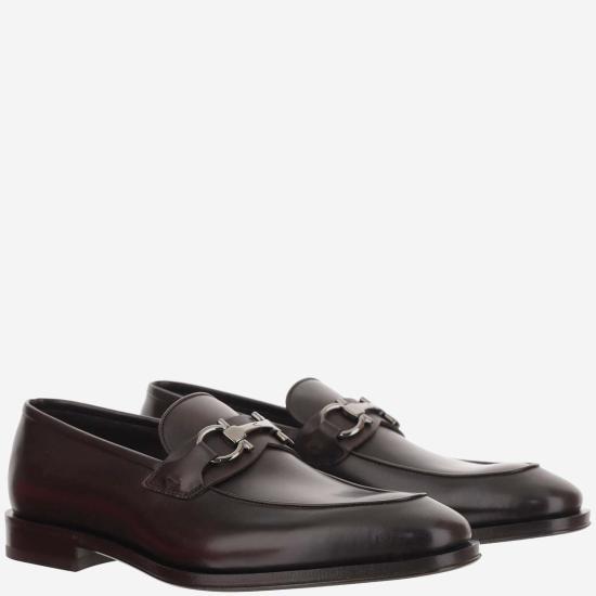  살바토레 페라가모 로퍼 페라가모 다크 브라운 가죽 - SALVATORE FERRAGAMO