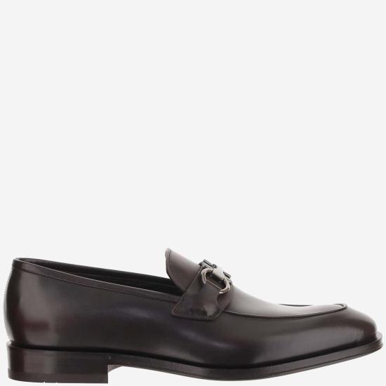  살바토레 페라가모 로퍼 페라가모 다크 브라운 가죽 - SALVATORE FERRAGAMO