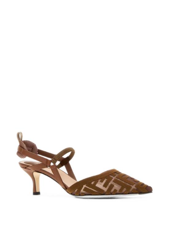 26FW 펜디 힐/펌프스 8J8558 AY0MF1XHR MARRONE - FENDI