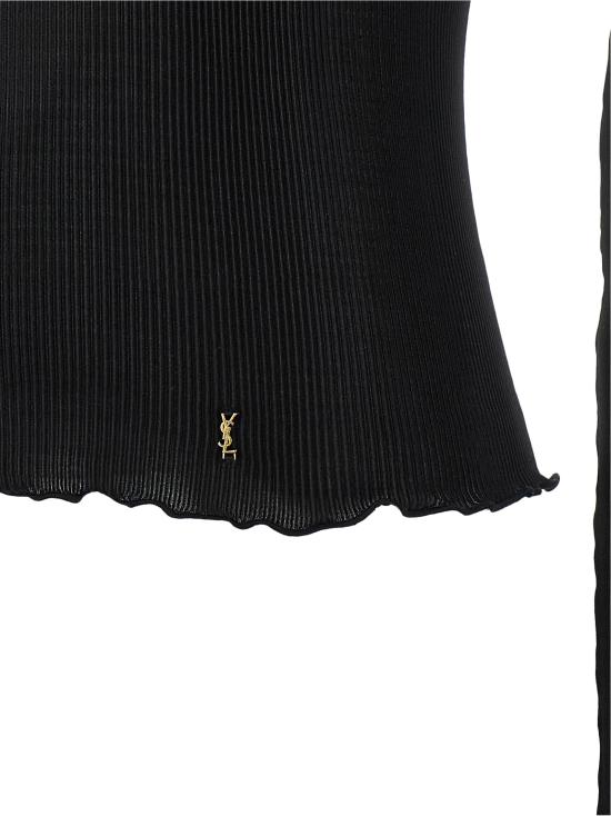 26FW 생로랑 탑 카산드레 스 블랙 - SAINT LAURENT