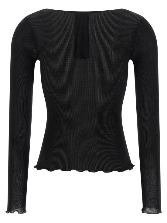 26FW 생로랑 탑 카산드레 스 블랙 - SAINT LAURENT