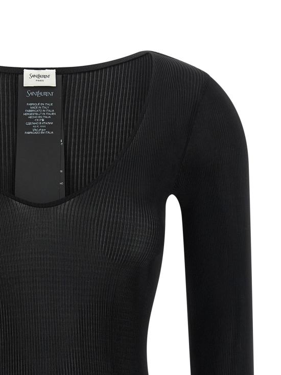 26FW 생로랑 탑 카산드레 스 블랙 - SAINT LAURENT